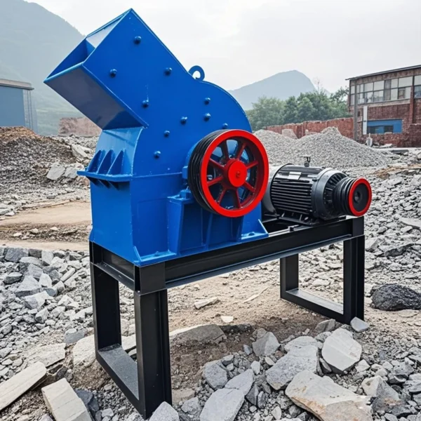 Small PC200x300 Mobile Hammer Crusher Diesel Engine Portable Gold Ore Rock Crushing Machine