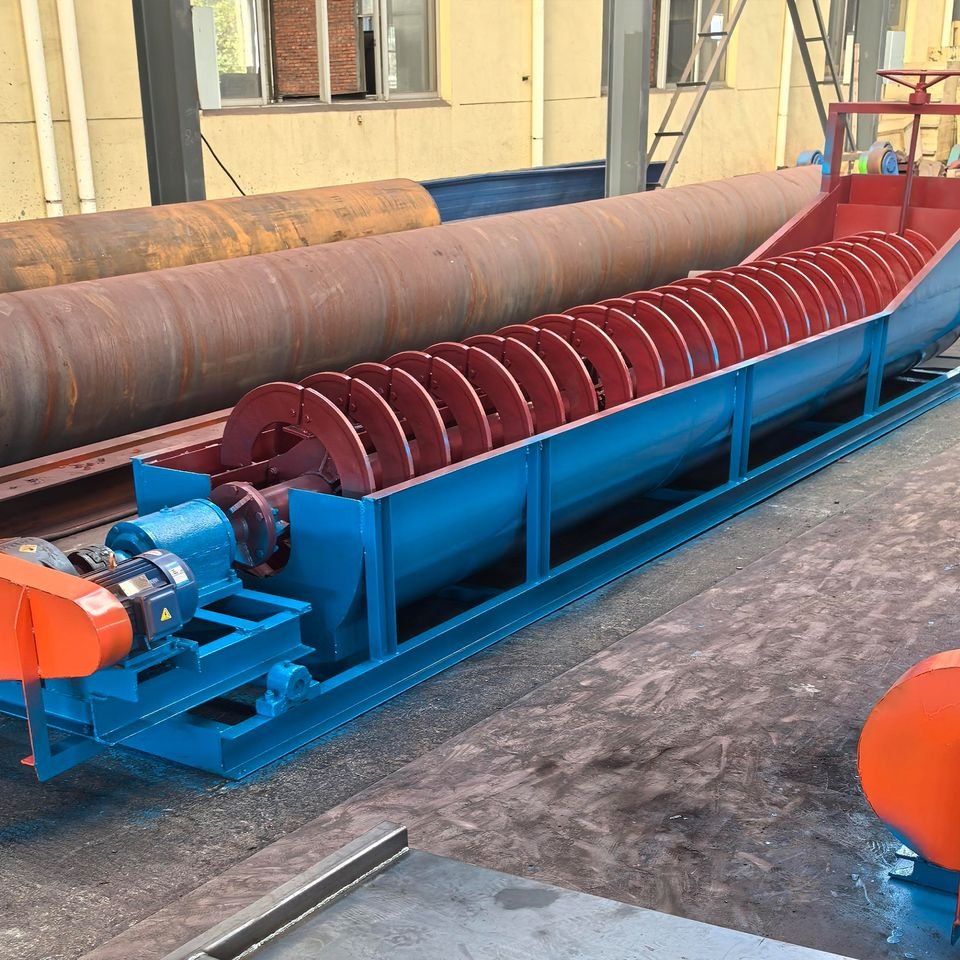 Large Capacity Spiral Classifier Sand Washer Pump AC Motor Mineral Washing Machine Eco-Friendly for Construction - Image 2