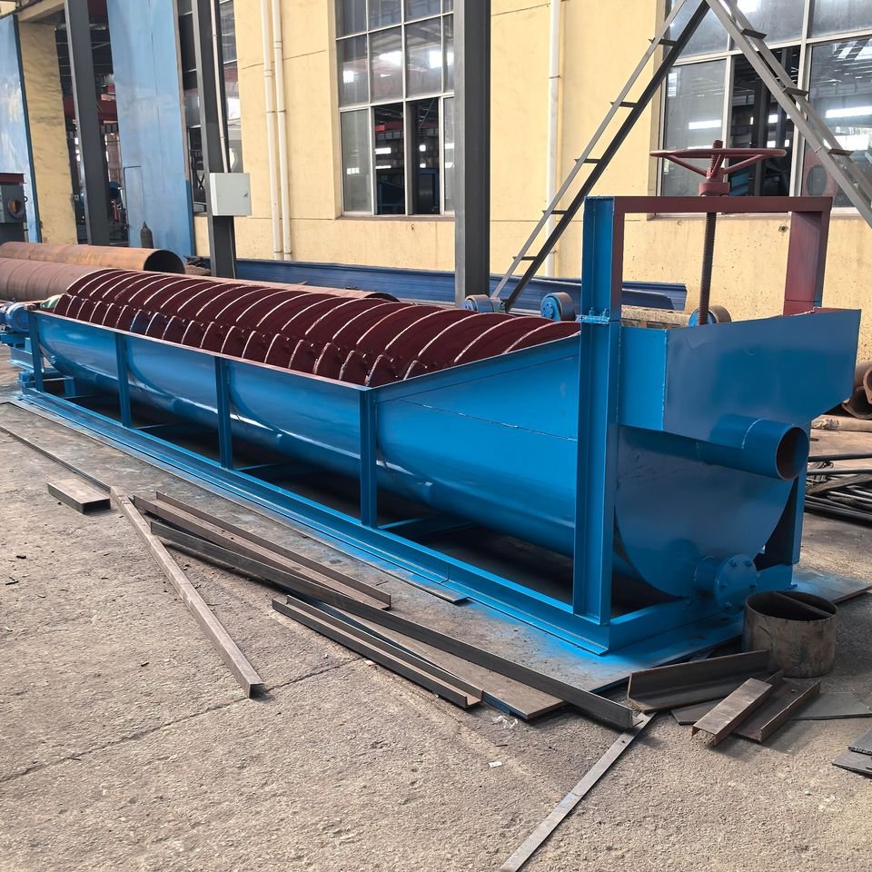 Large Capacity Spiral Classifier Sand Washer Pump AC Motor Mineral Washing Machine Eco-Friendly for Construction - Image 3